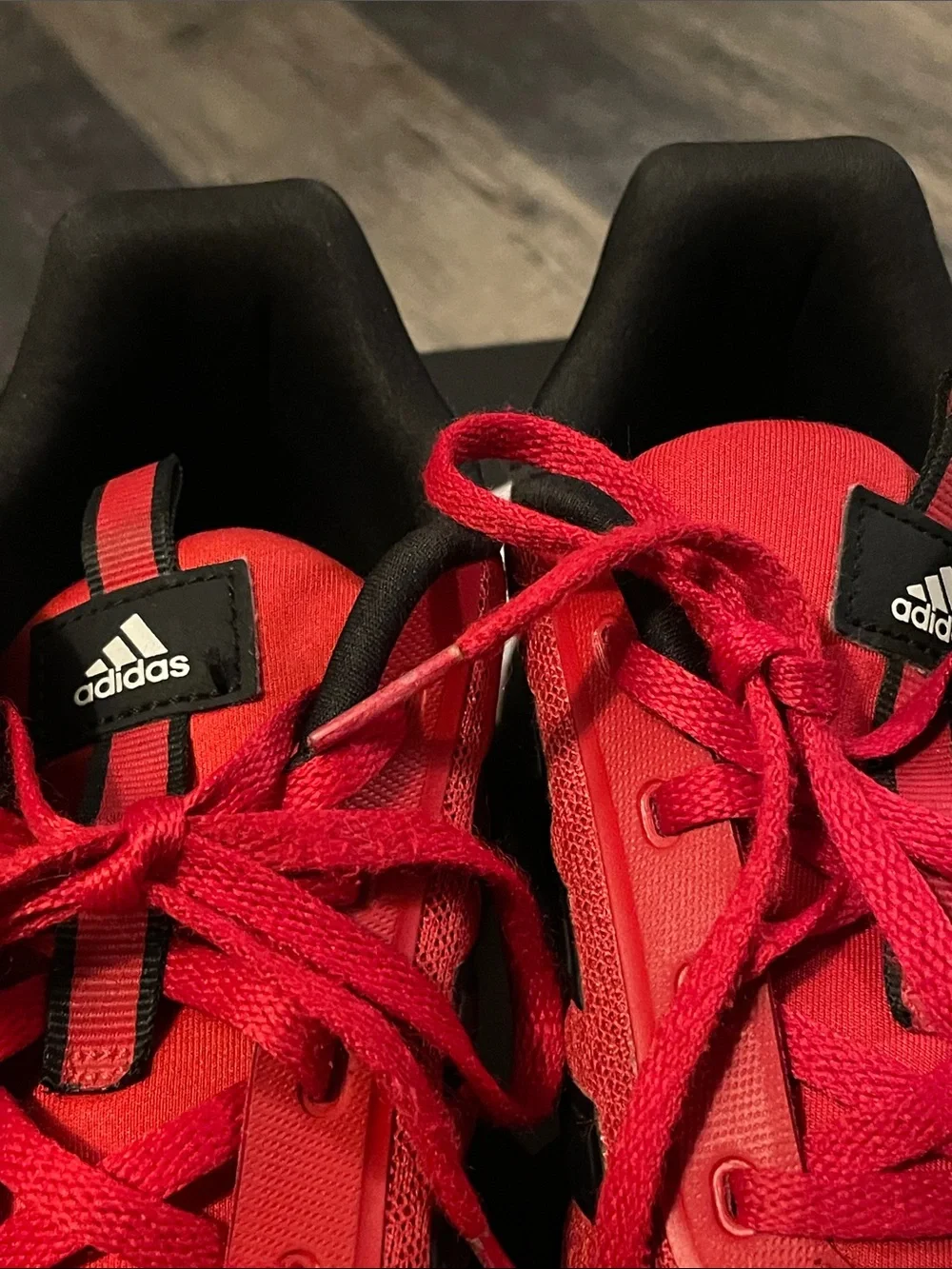 adidas Kids Bright Red Athletic Sneakers